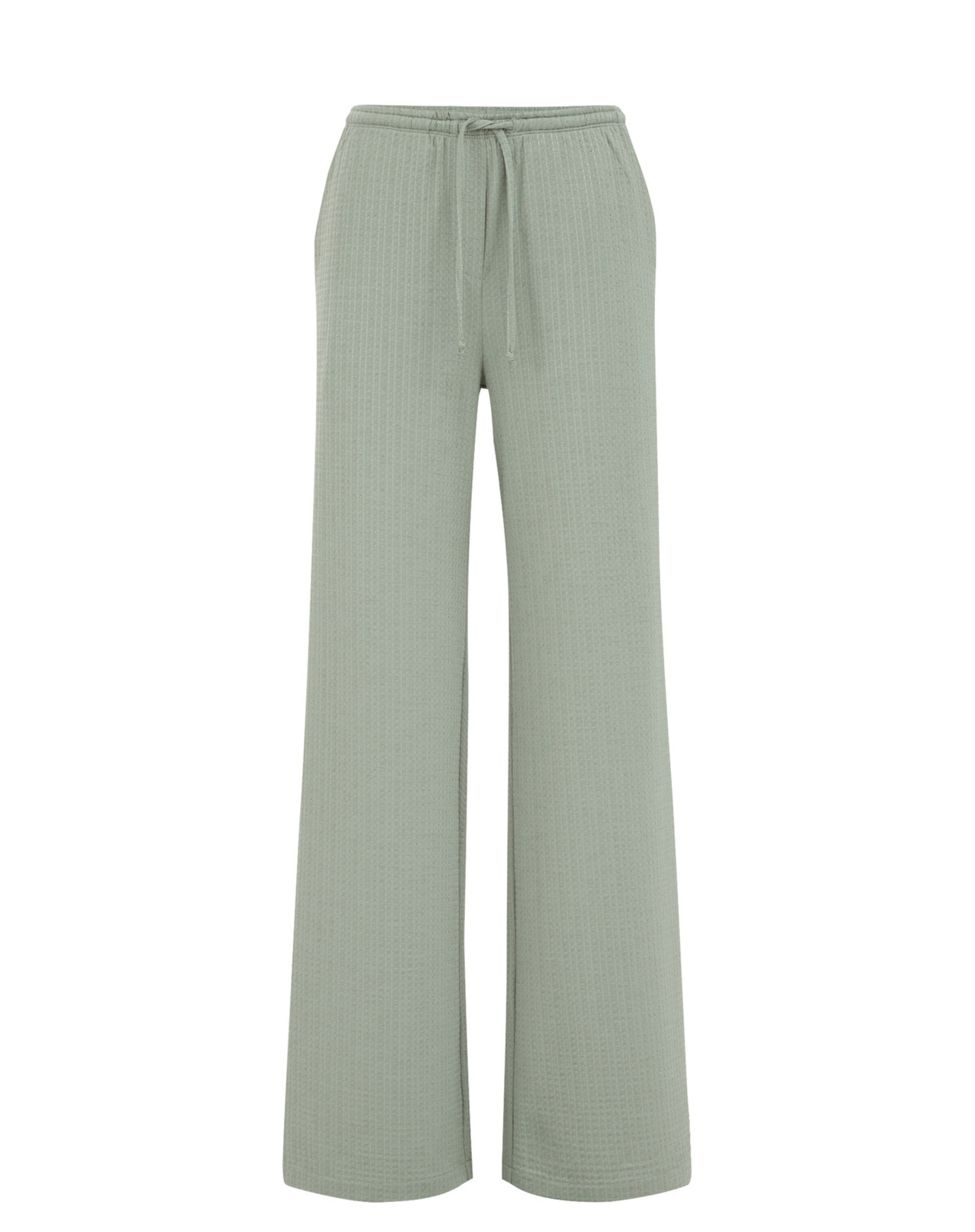 WE Fashion - Loosefit Calças em verde: frente