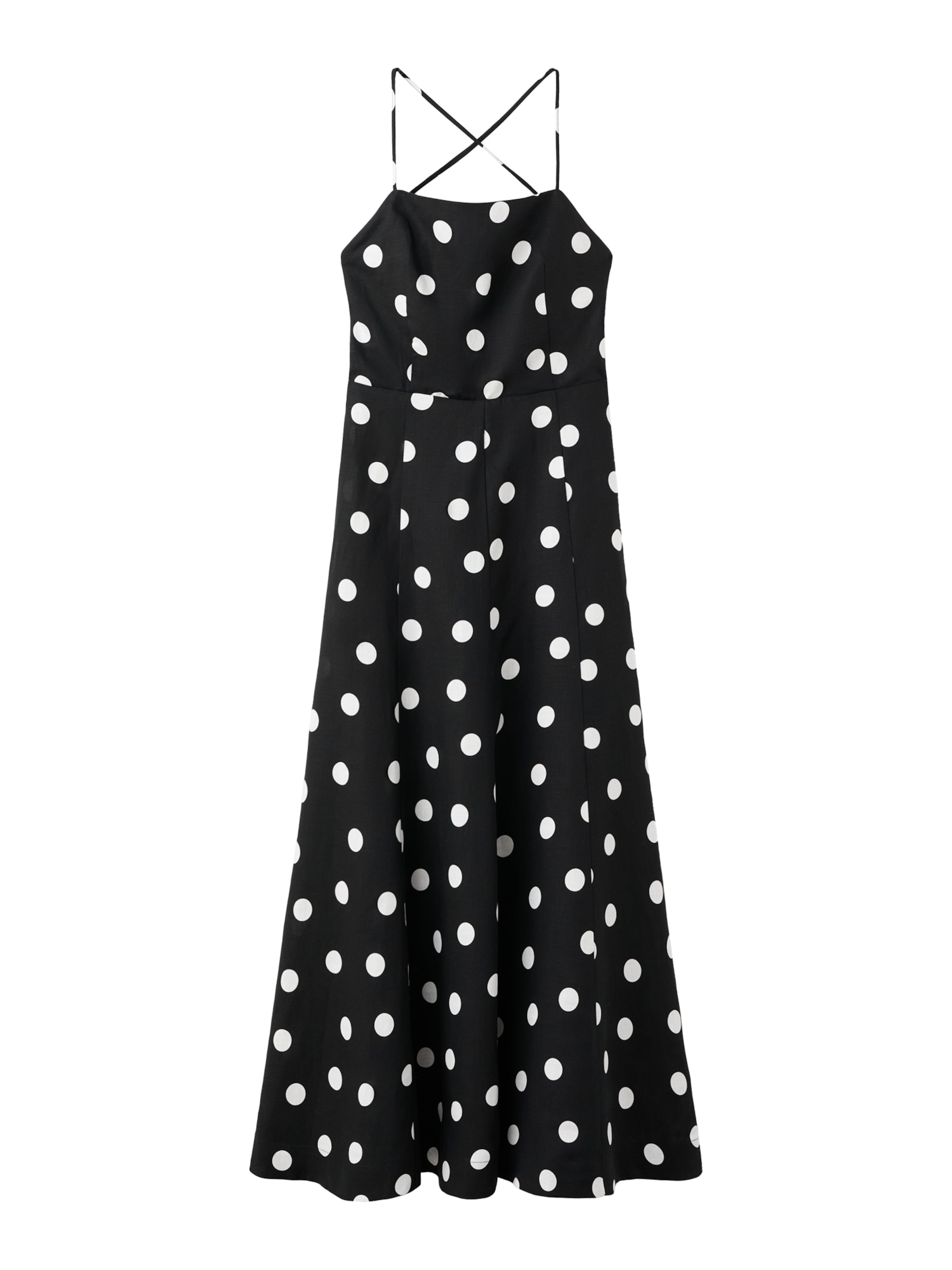 MANGO Mekko 'Doty' värissä musta: etupuoli