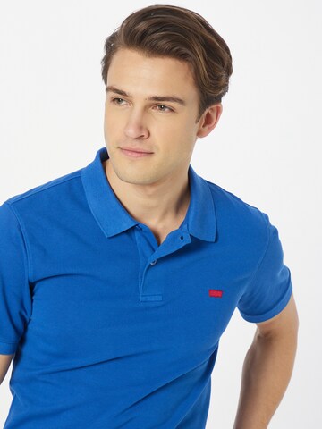LEVI'S ® Shirt 'Slim Housemark Polo' in Blauw