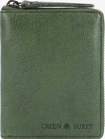 GREENBURRY Wallet in Green: front