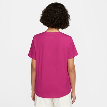 Nike Sportswear Skinny Performance Shirt 'Essential' in Pink