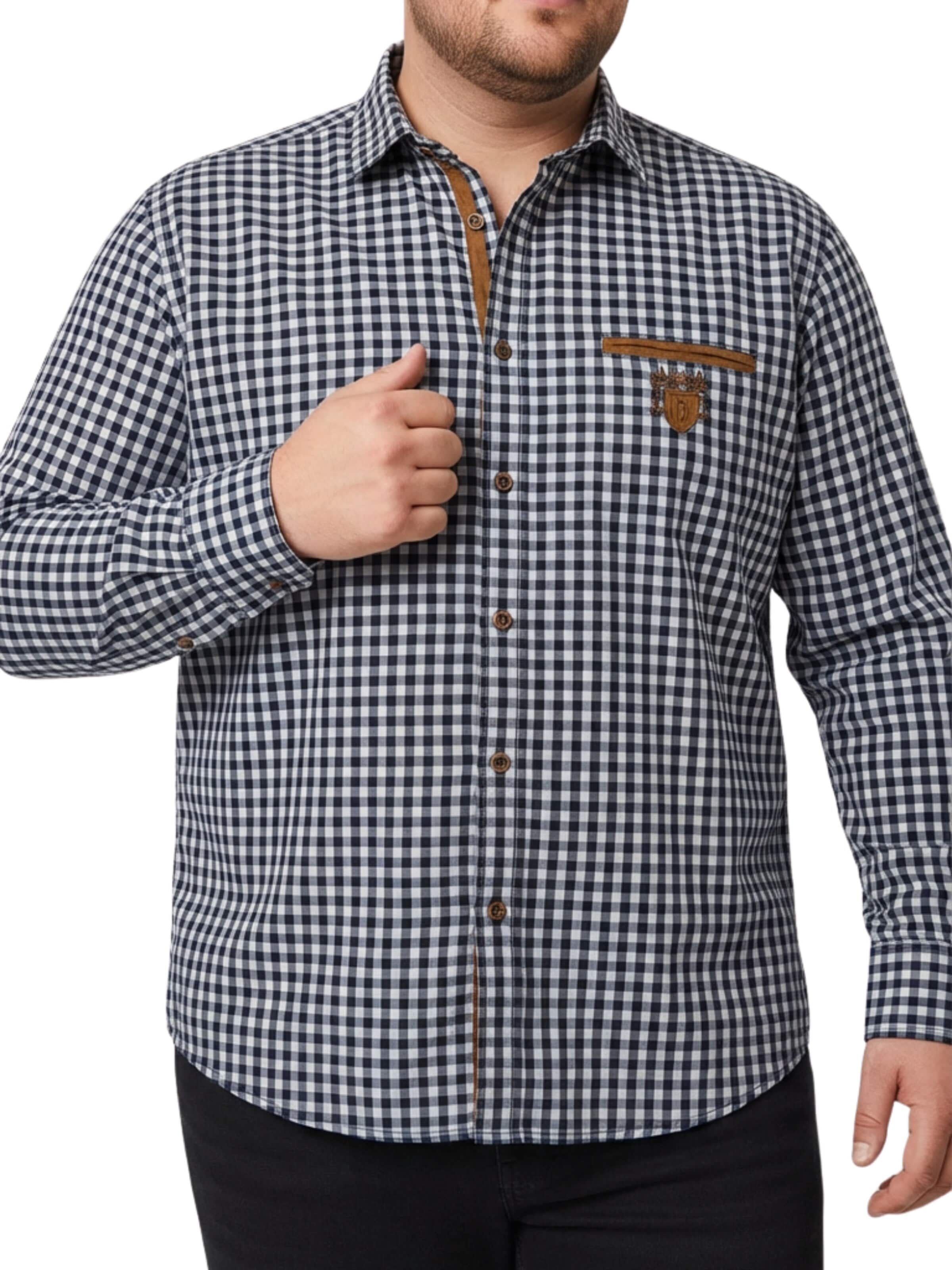 Lavecchia Comfort Fit Paita 'LV-1981 Übergrößen' värissä sininen