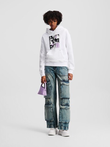 Sweat-shirt KARL LAGERFELD JEANS en blanc