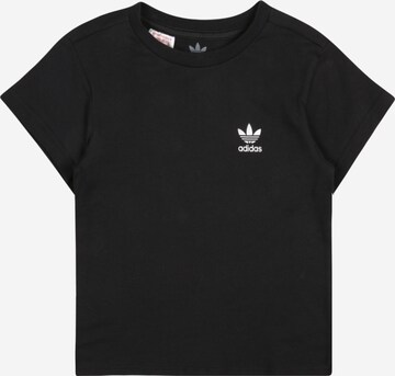 T-Shirt 'Adicolor' ADIDAS ORIGINALS en noir : devant