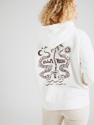 Sweat-shirt 'SNAKE MANTRA' BILLABONG en blanc : devant