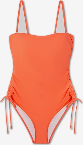 Costum de baie întreg de la Gisela pe portocaliu: față