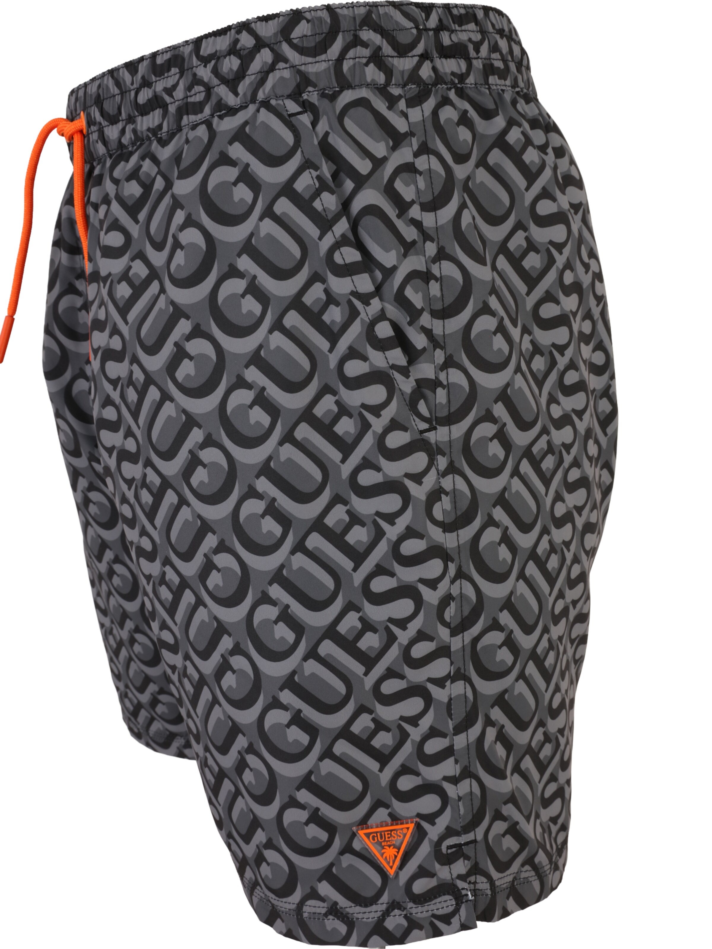 Shorts de bain GUESS en noir