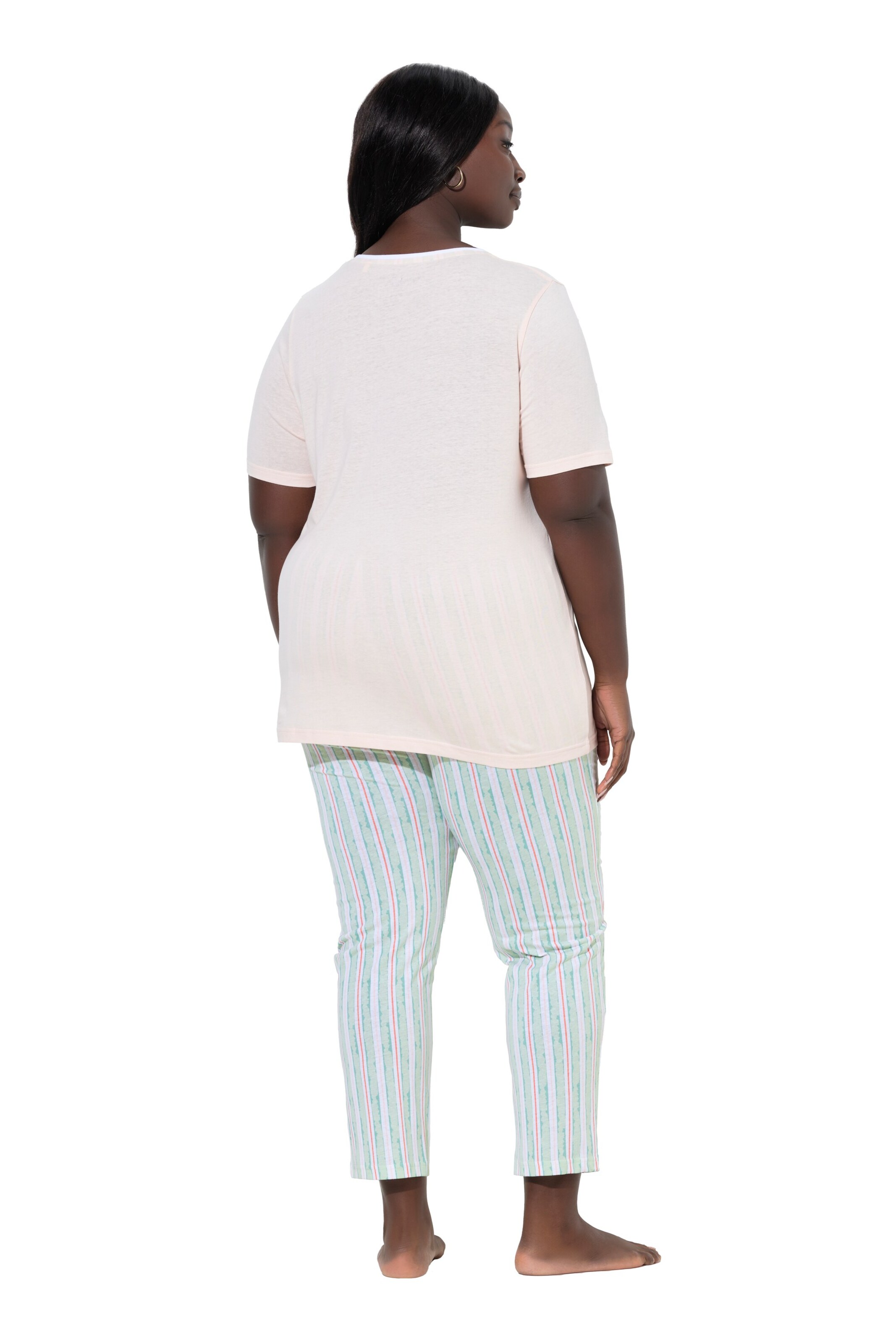 Ulla Popken Pyjama in Roze
