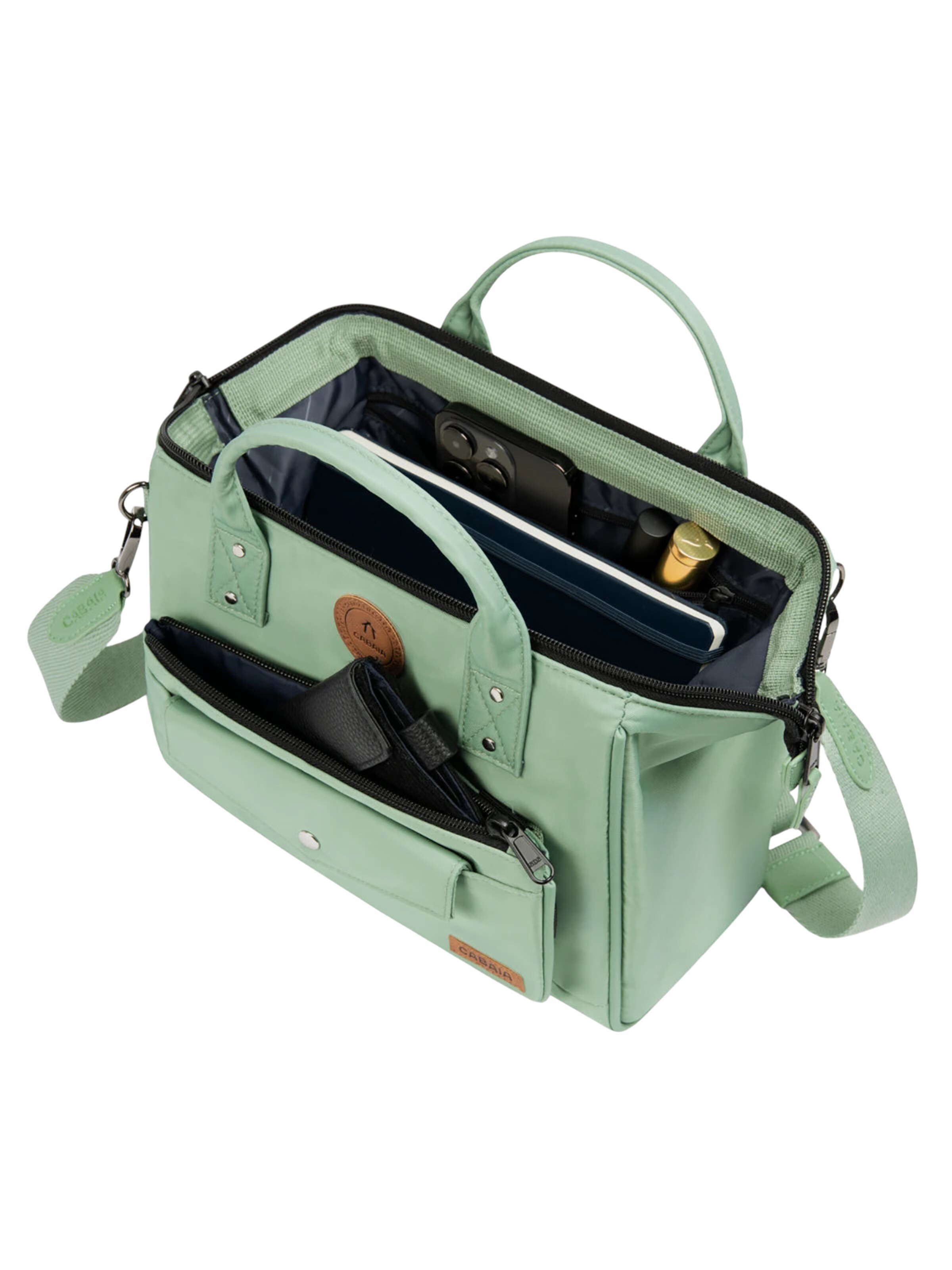 Cabaia Document Bag 'Tampa M' in Green