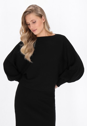 DreiMaster Maritim Sweater in Black: front