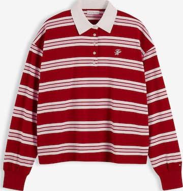 raudona TOMMY HILFIGER Marškinėliai: priekis