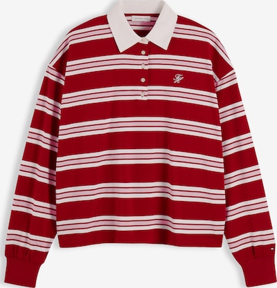 XXS dydžio Marškinėliai iš TOMMY HILFIGER, spalva – pastelinė rožinė / raudona / balta, Prekių apžvalga