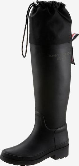 TOMMY HILFIGER Gumene čizme u crna, Pregled proizvoda