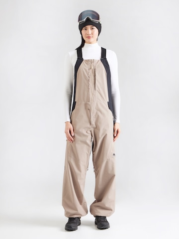 Tapered Pantaloni sportivi di BURTON in beige: frontale