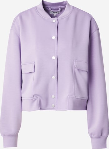 mbym Bluza rozpinana 'Danni' w kolorze fioletowy: przód