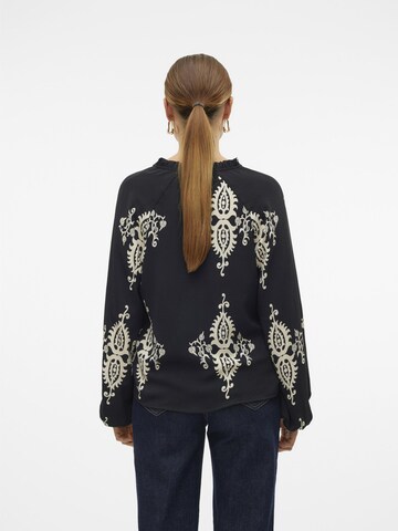 VERO MODA Shirt 'VMQUE' in Zwart