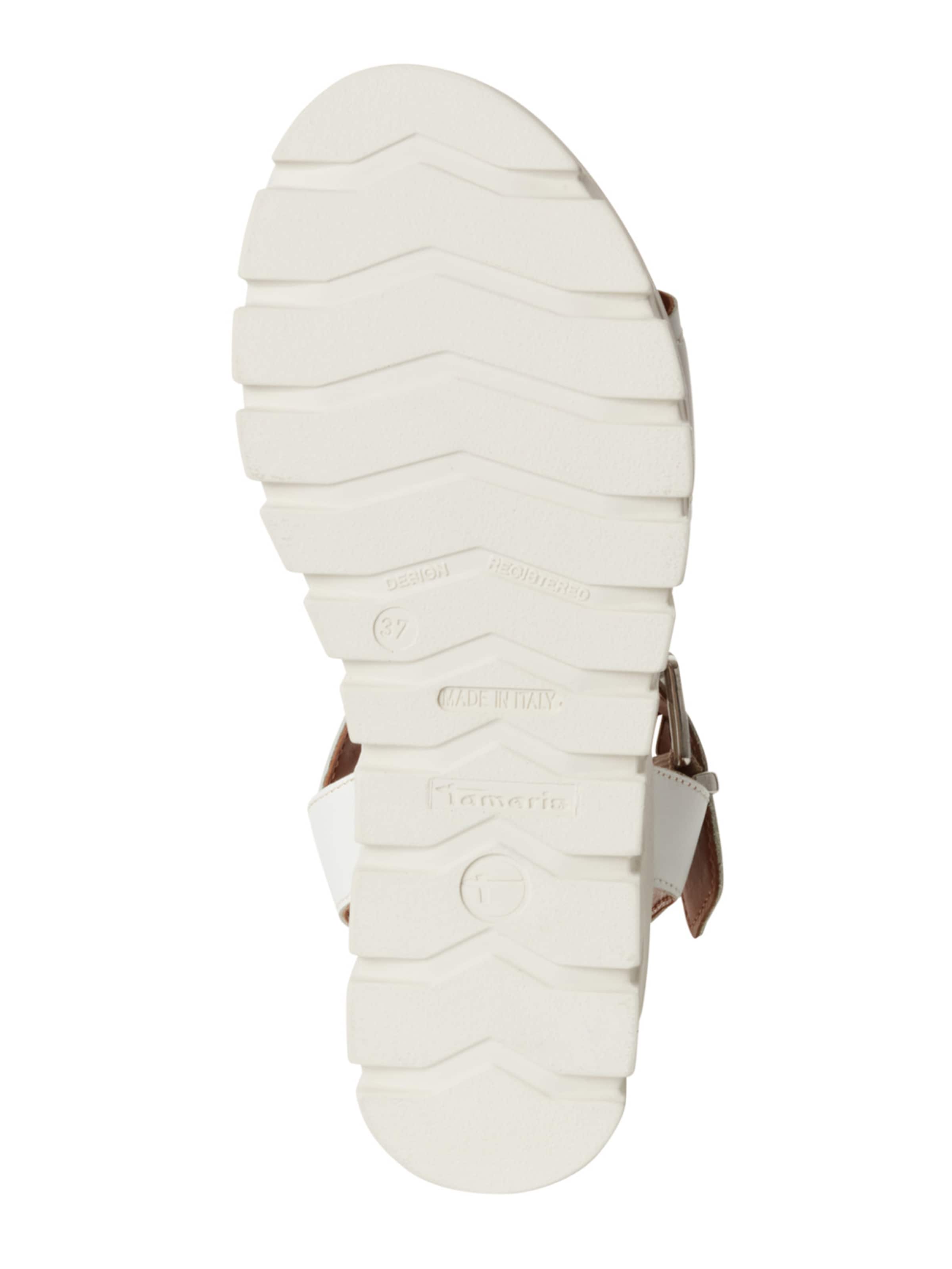 Tamaris Sandale in Weiß