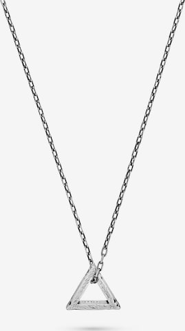 UNSAME Necklace in Silver: front