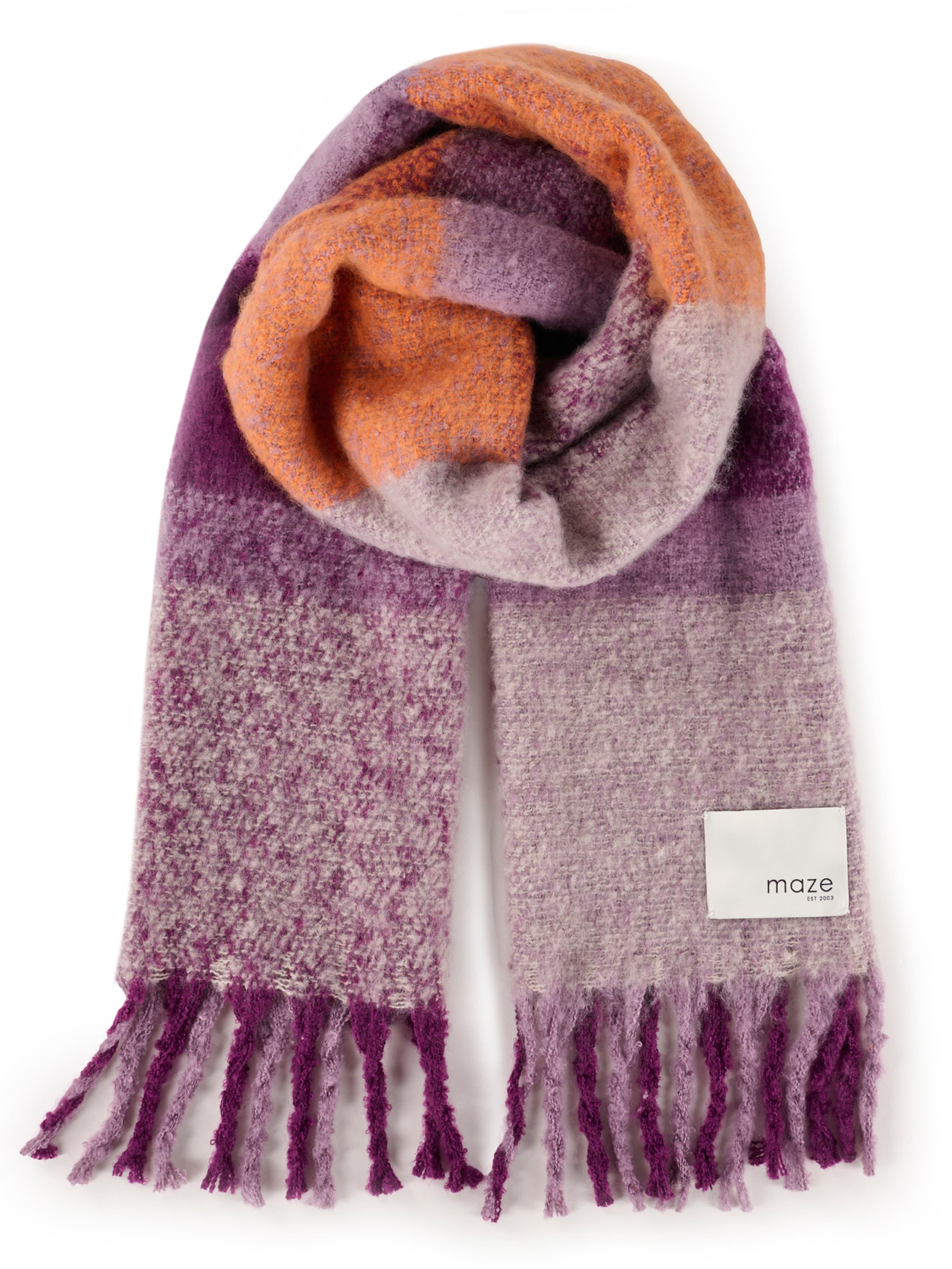 Maze Sjaal in Lila: voorkant