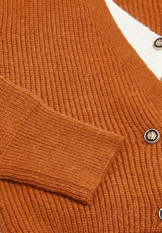 Cardigan NALLY en orange