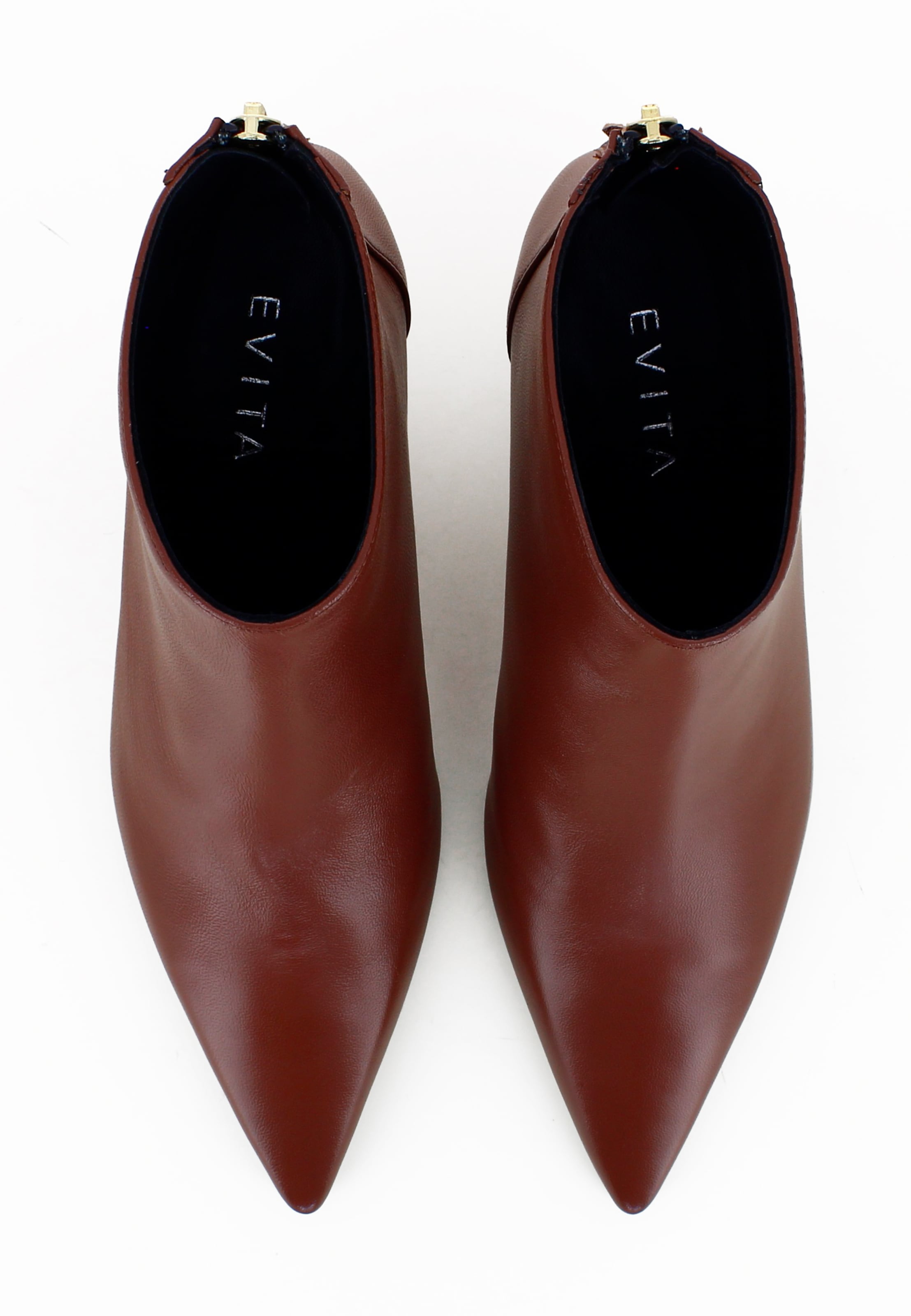 EVITA Damen Stiefelette PERLA in Braun