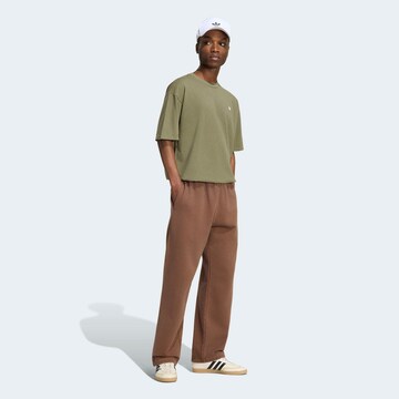 ADIDAS ORIGINALS Loosefit Kalhoty 'Trefoil Essentials' – hnědá