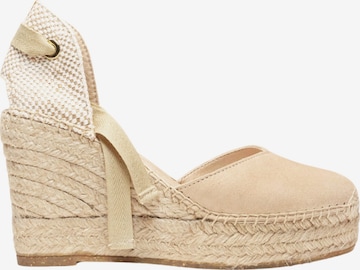 Alhamas - Sandalias 'Alpargata' en beige: frente