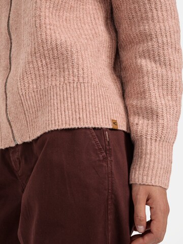 CAMEL ACTIVE Troyer Pullover aus recyceltem Polyester in Pink