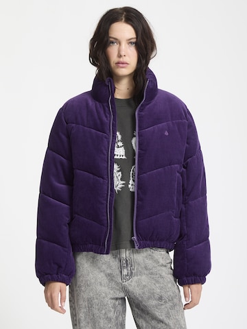 Volcom Winter jacket in Purple: front