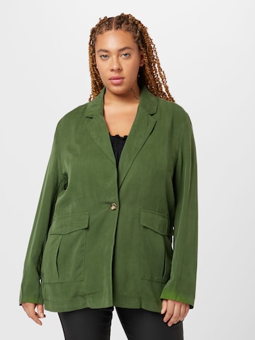 Warehouse Curve Blazer in Green: front