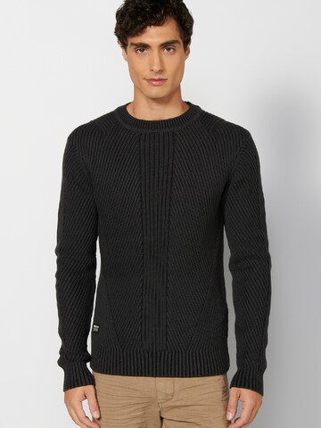 KOROSHI Sweater in Black: front