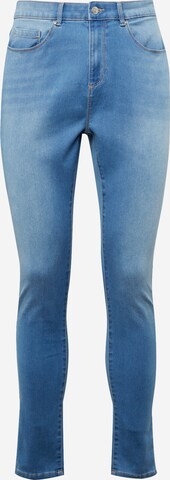 ONLY Carmakoma Skinny Jeans 'AUGUSTA' in Blauw: voorkant