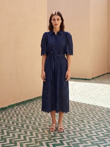 Robe 'Noa' Peppercorn en bleu : devant