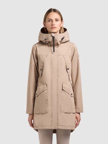khujo Between-seasons coat 'AGEV' in Beige: front
