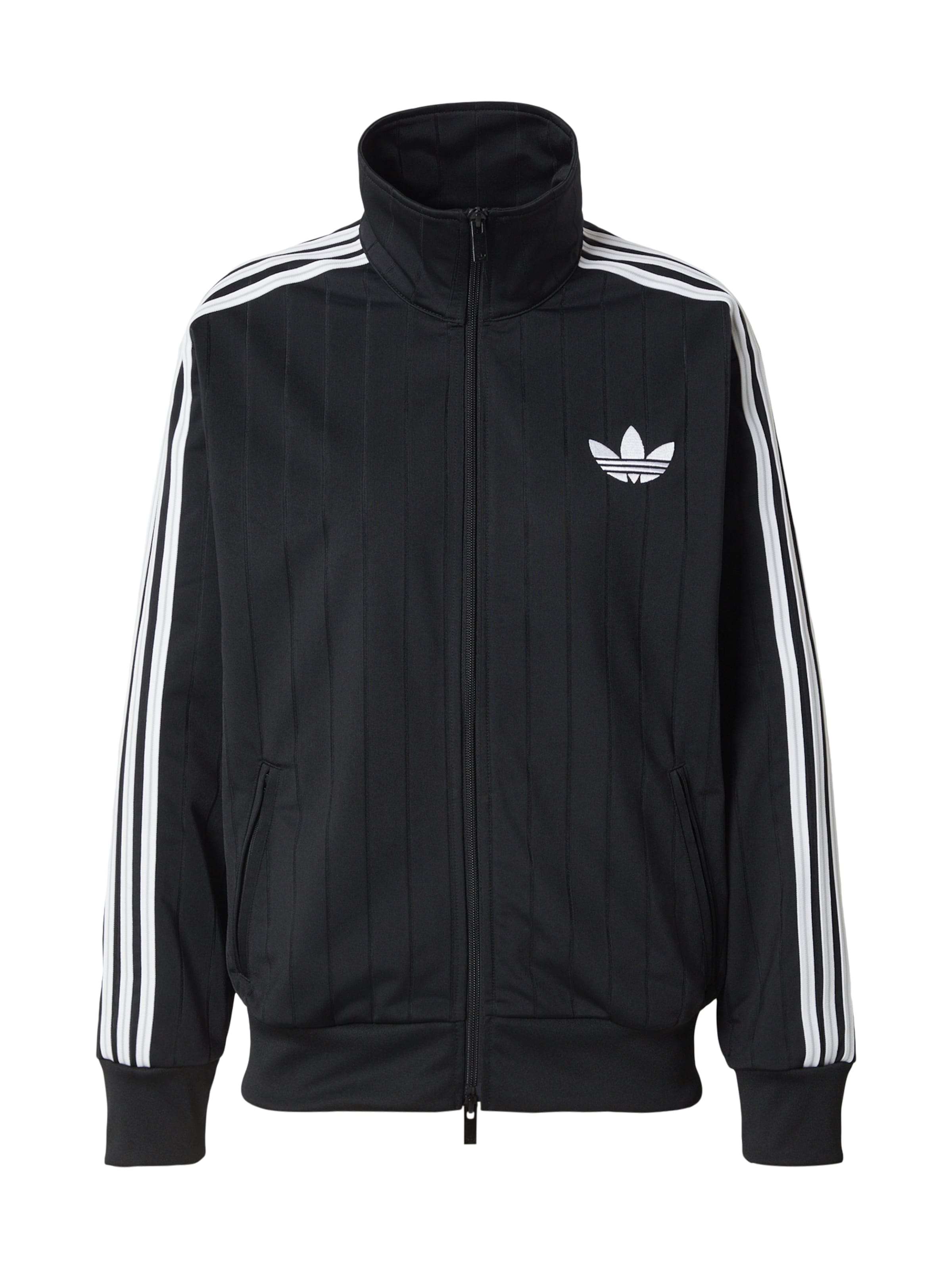 ADIDAS ORIGINALS Ζακέτα φούτερ 'FB' σε μαύρο: μπροστά