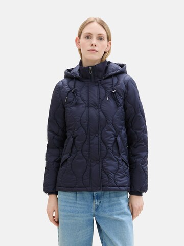 TOM TAILOR Tussenjas in Blauw: voorkant