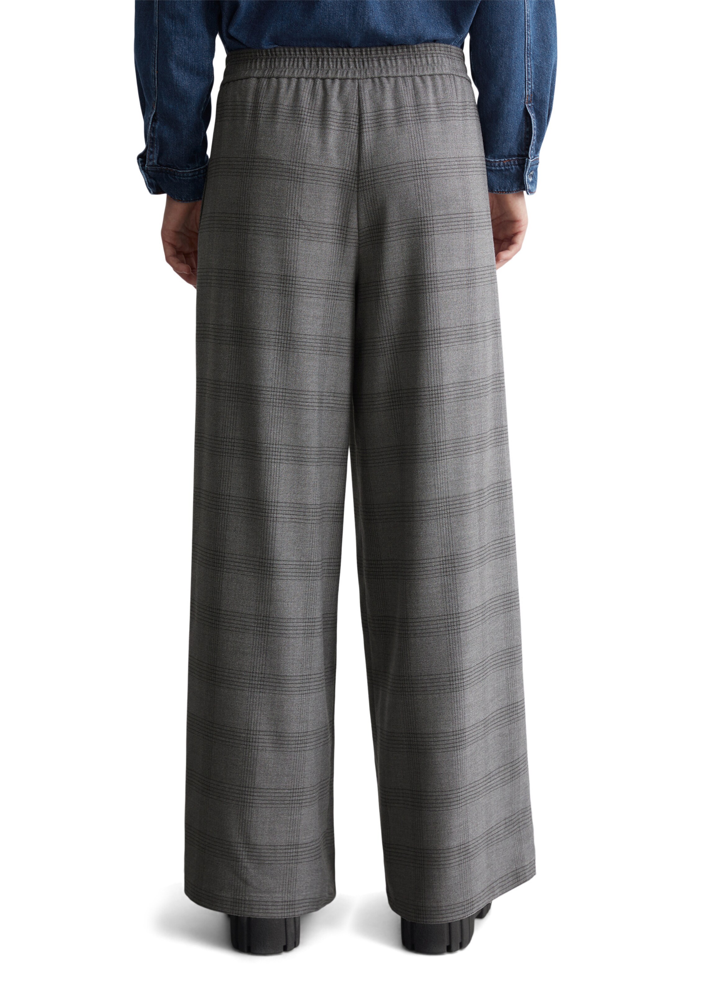 Wide Leg Pantalon à pince Marc O'Polo DENIM en gris