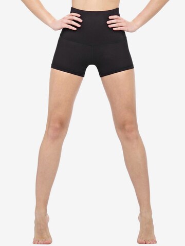 Winshape Skinny Fit Спортен панталон 'HWL512C' в черно: отпред