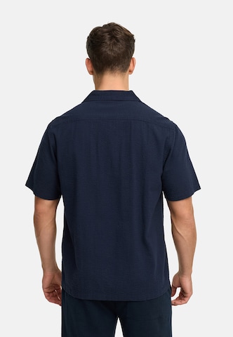 INDICODE JEANS Regular fit Overhemd 'Driller' in Blauw