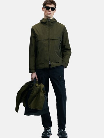Lufian Between-season jacket 'KING' in Green