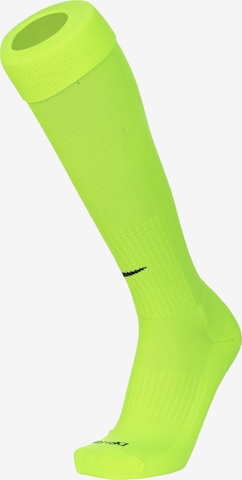 NIKE Soccer Socks 'Classic II' in Yellow: front