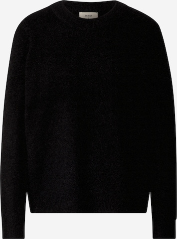 Pull-over 'Nete' OBJECT en noir : devant