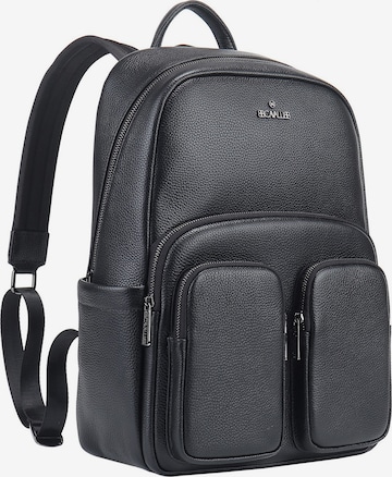 Zaino di B Cavalli B in nero: frontale