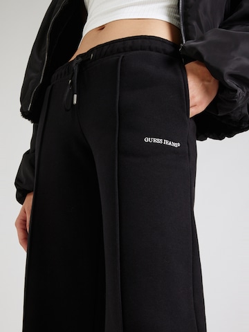 Wide Leg Pantalon GUESS JEANS en noir