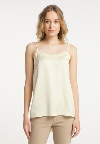 DreiMaster Klassik Top in White: front