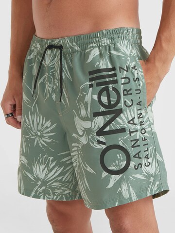 Shorts de bain 'Mix and Match Cali 16' O'NEILL en vert : devant