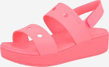 rožinė Crocs Sandalai 'Brooklyn': priekis