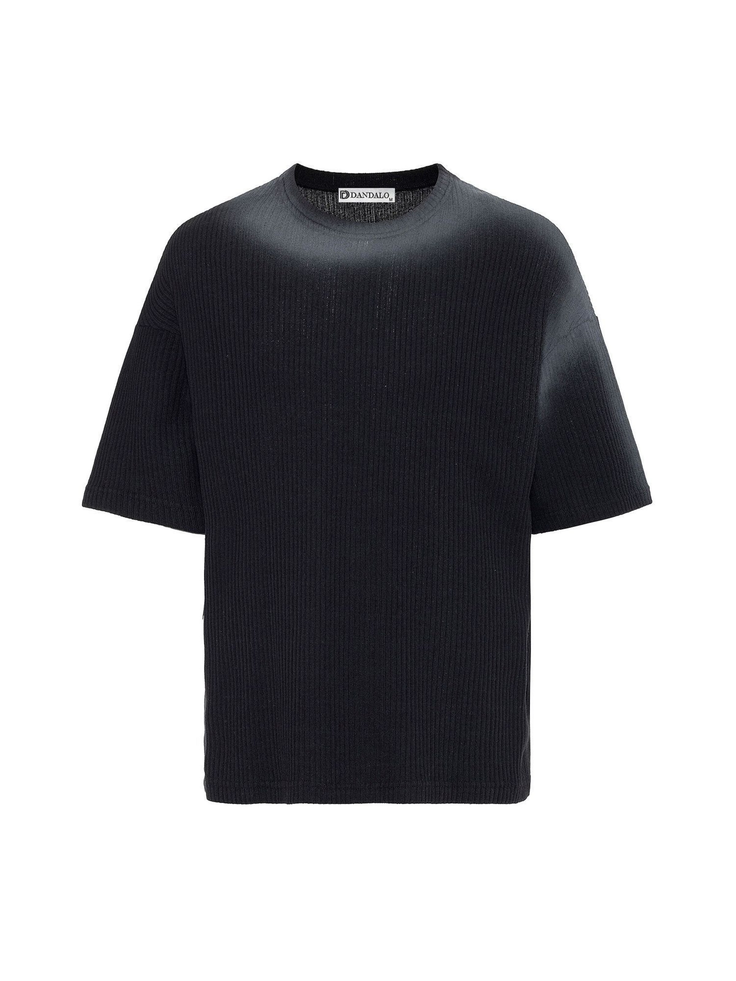 Dandalo T-shirt in Schwarz: Vorderseite