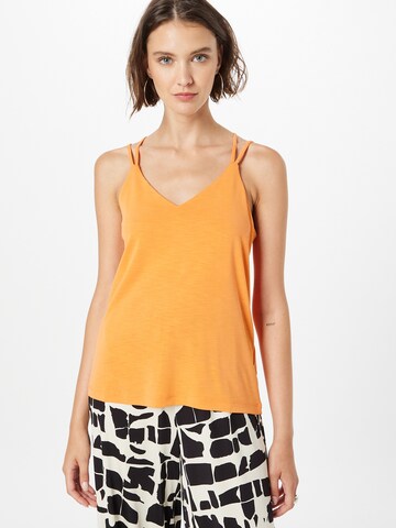 Mavi Top in Orange: front