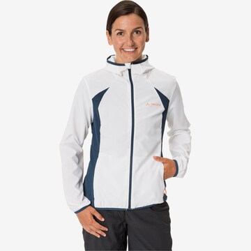 VAUDE Athletic Jacket 'Qimsa' in White: front